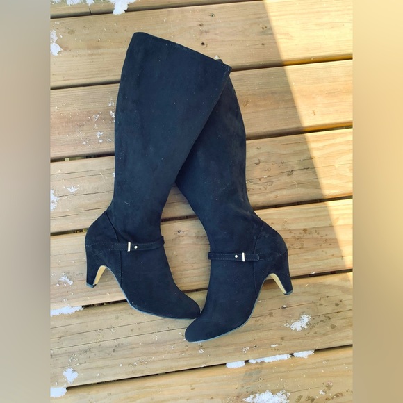 Comfy medium heel boots - WIDER CALF 🖤🖤 - Picture 2 of 13